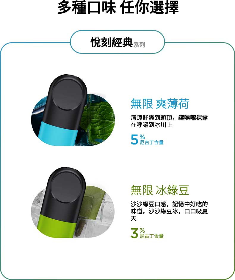 RELX悅刻 正品四 / 五代煙彈（經典煙草）3入