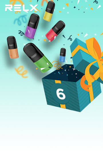 RELX悦刻五代正品煙彈（隨機六盒）