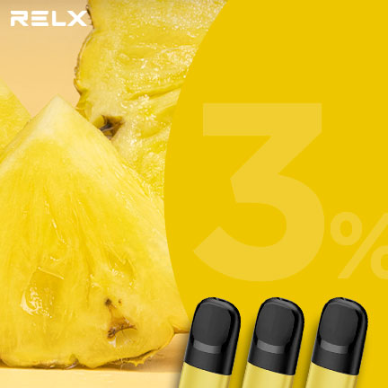 RELX悅刻 正品四 / 五代煙彈（菠蘿旋風）3入