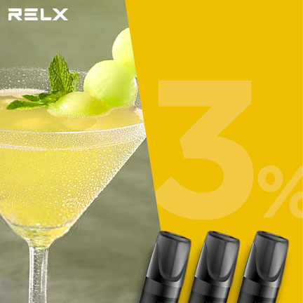 RELX悅刻 正品一代煙彈（蜜瓜香檳）3入