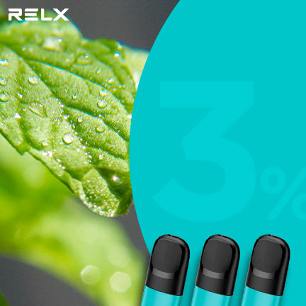 RELX悅刻 正品四 / 五代煙彈（泉露薄荷）3入