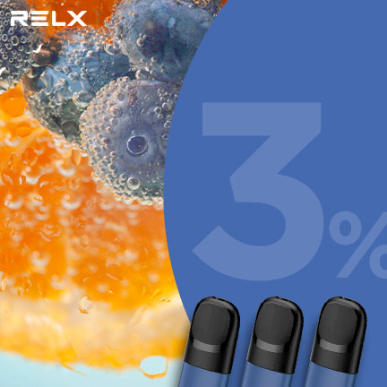 RELX悅刻 正品四 / 五代煙彈（C味鮮橙）3入