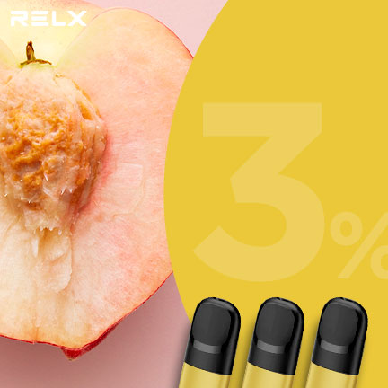 RELX悅刻 正品四 / 五代煙彈（瑩潤蜜桃）3入