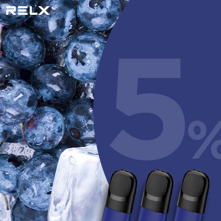 RELX悅刻 正品四 / 五代煙彈（冰魄藍莓煙）3入