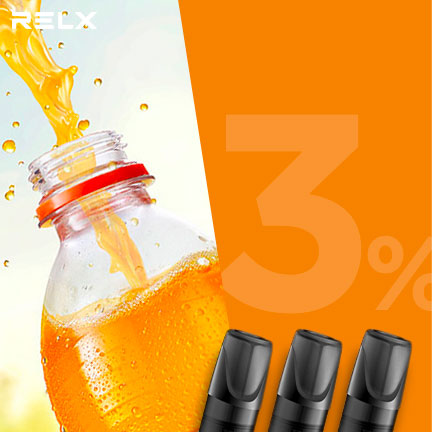RELX悅刻 正品一代煙彈（橘子汽水）3入