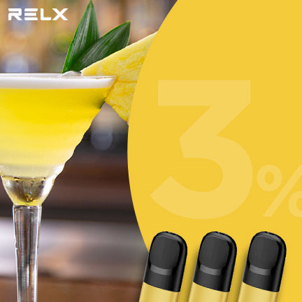 RELX悅刻 正品四 / 五代煙彈（鳳梨白朗姆）3入