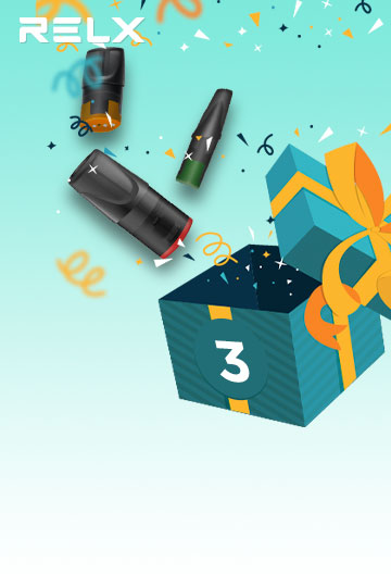 RELX悦刻一代正品煙彈（隨機三盒）