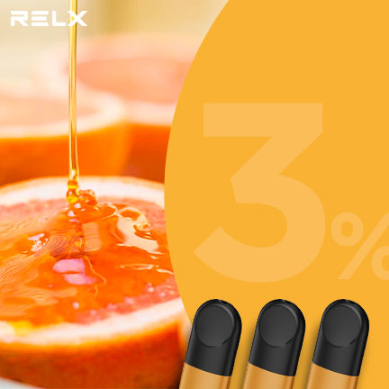 RELX悅刻 正品四 / 五代煙彈（冰鎮蜜柚茶）3入