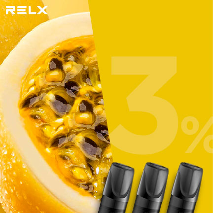 RELX悅刻 正品一代煙彈（金桔百香果）3入