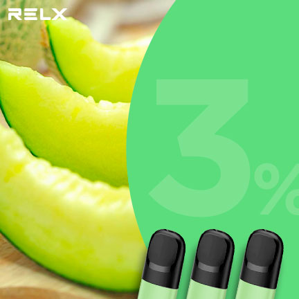 RELX悅刻 正品四 / 五代煙彈（玫瓏蜜瓜）3入