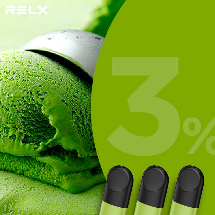 RELX悅刻 正品四 / 五代煙彈（抹茶冰淇淋）3入