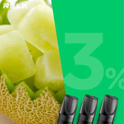 RELX悅刻 正品一代煙彈（冰爽蜜瓜）3入
