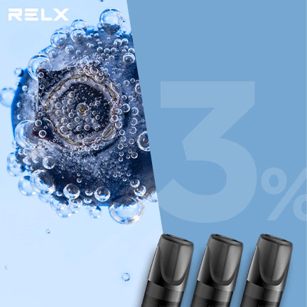 RELX悅刻 正品一代煙彈（醉愛藍莓）3入