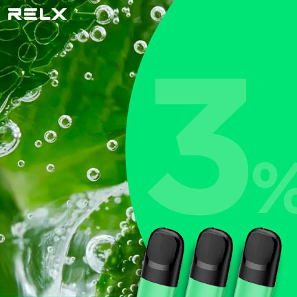 RELX悅刻 正品四 / 五代煙彈（微醺莫吉托）3入