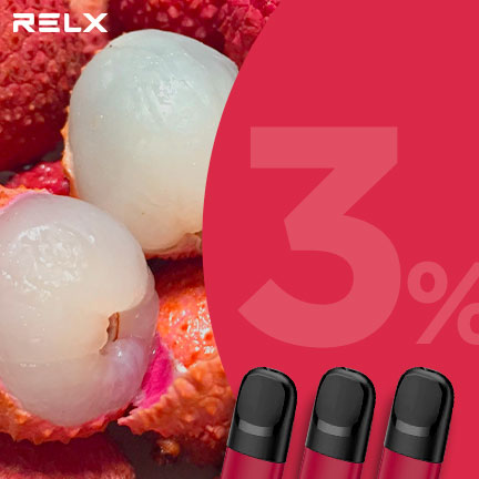 RELX悅刻 正品四 / 五代煙彈（玫瑰荔枝）3入